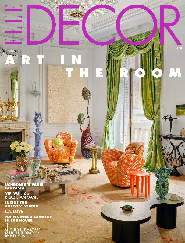 deLeCuona press releases - Elle decor cover March